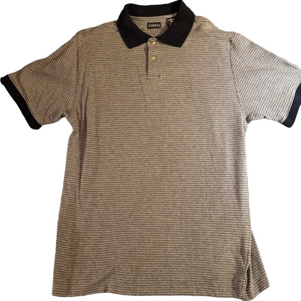 George Men's Short Sleeve Pique Polo Shirt